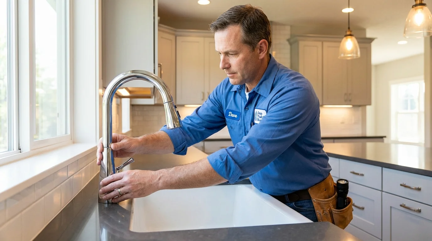 Kitchen faucet installation by Johns Plumbing LLC in Arco