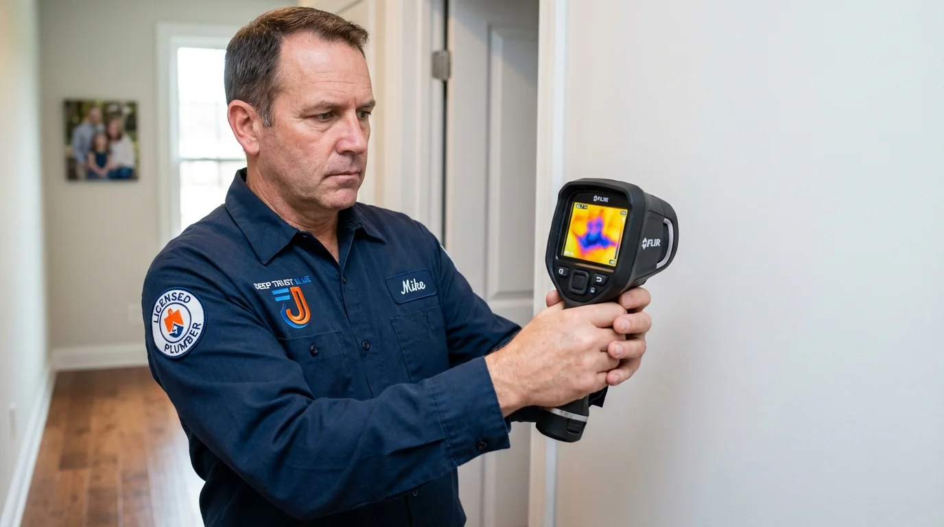 Thermal imaging leak detection by Johns Plumbing LLC in Arco